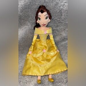 Disney Belle Plush Doll in Yellow Gown